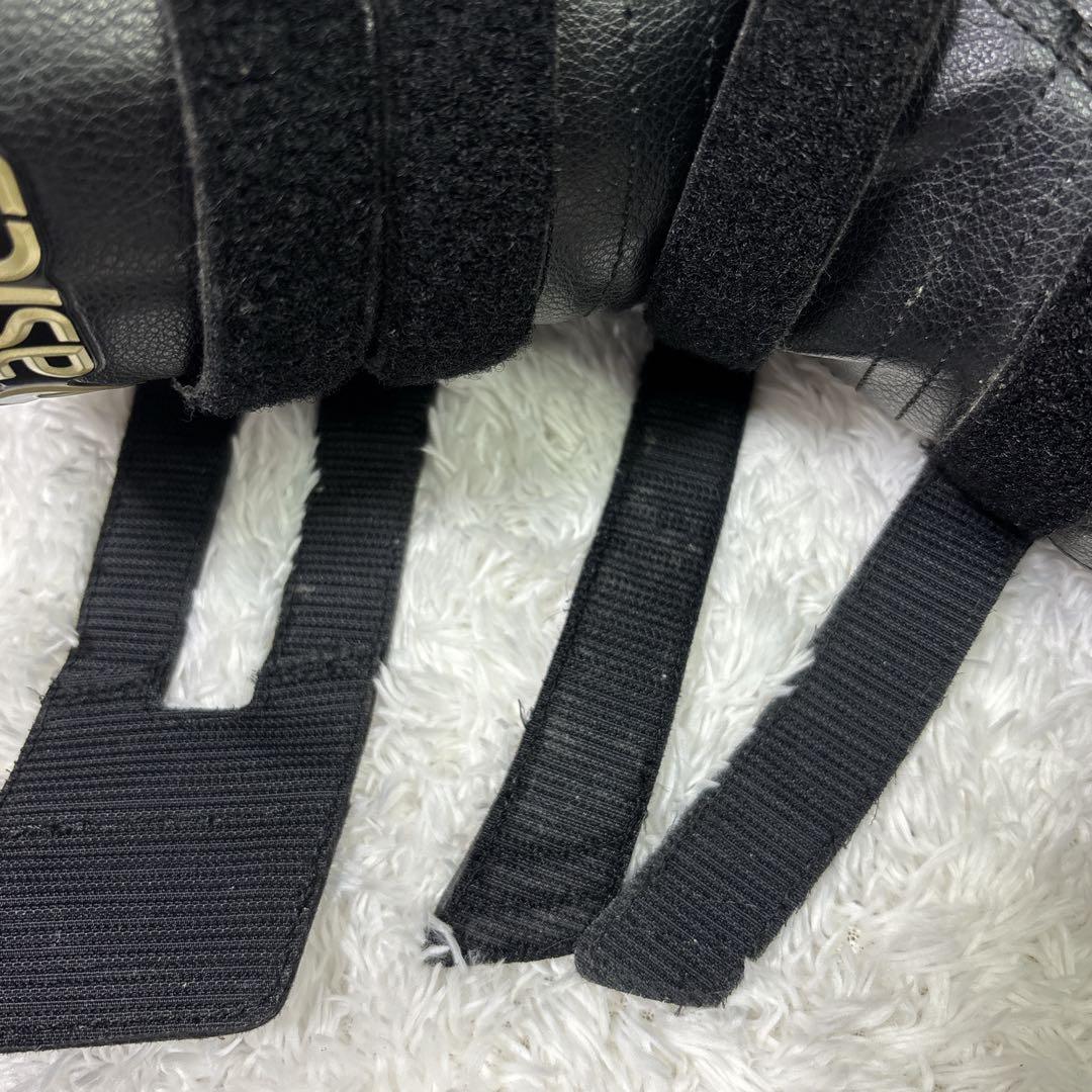 asics アシックス　安全靴 ベルクロ　ブーツ　FCP401 27cm 黒　金