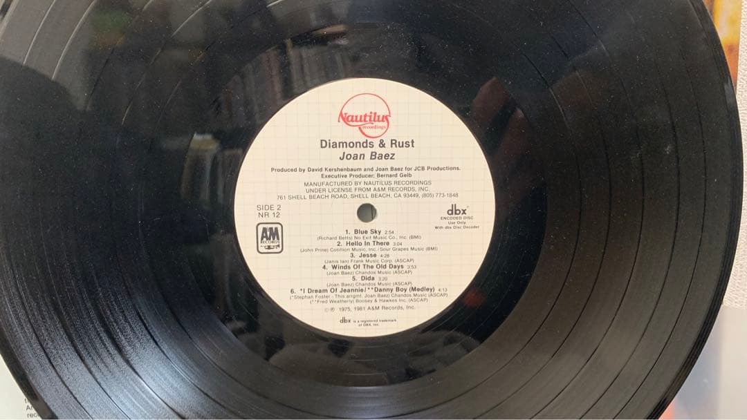 Joan Baez Diamonds & Rust SuperDiscs 高音質