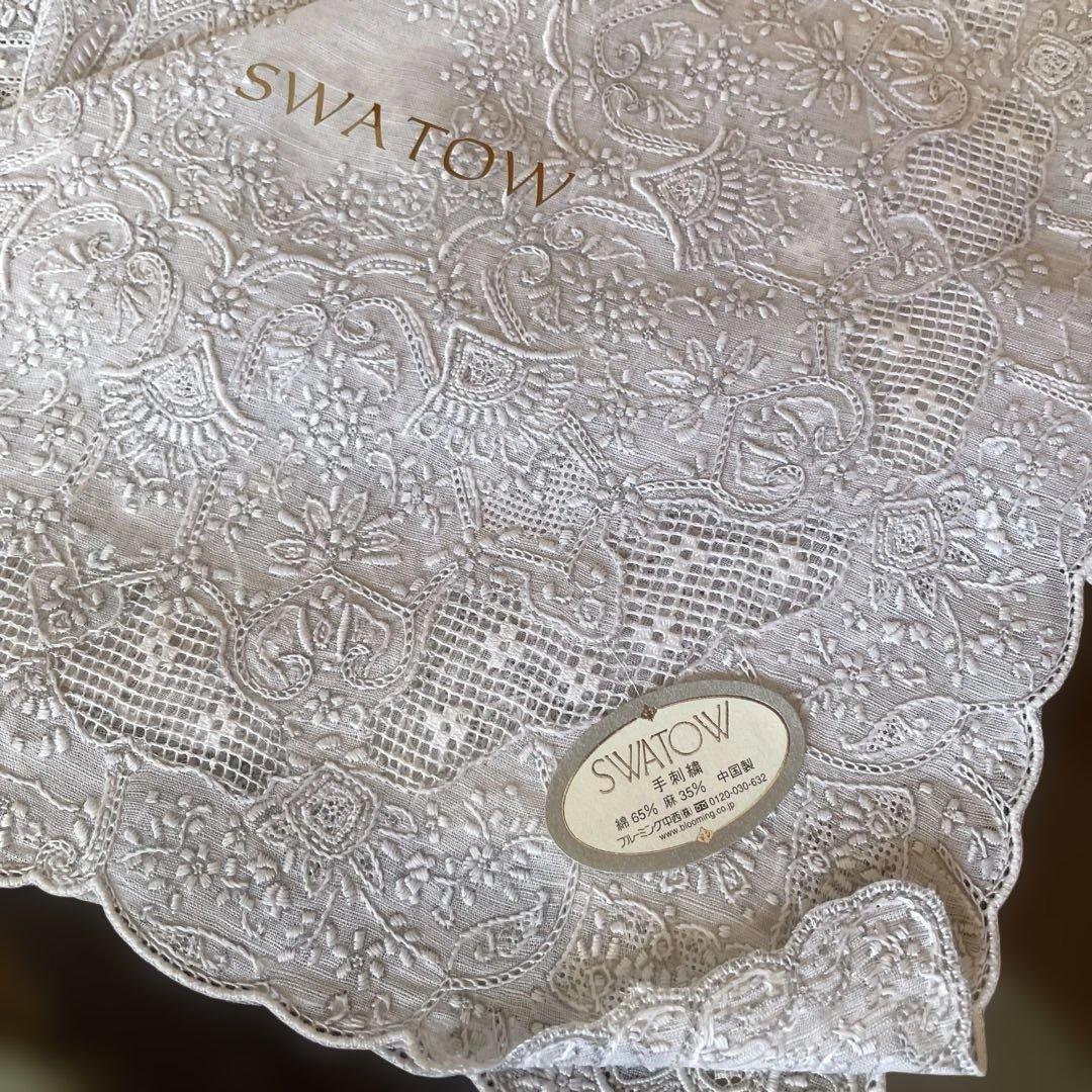 最高級　刺繍ハンカチ　スワトウSWATOW 最高級と言われるハンカチ3枚入り