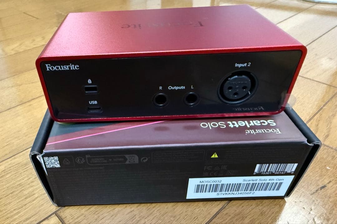 DTM・DAW Focusrite Scarlett Solo 4th Gen