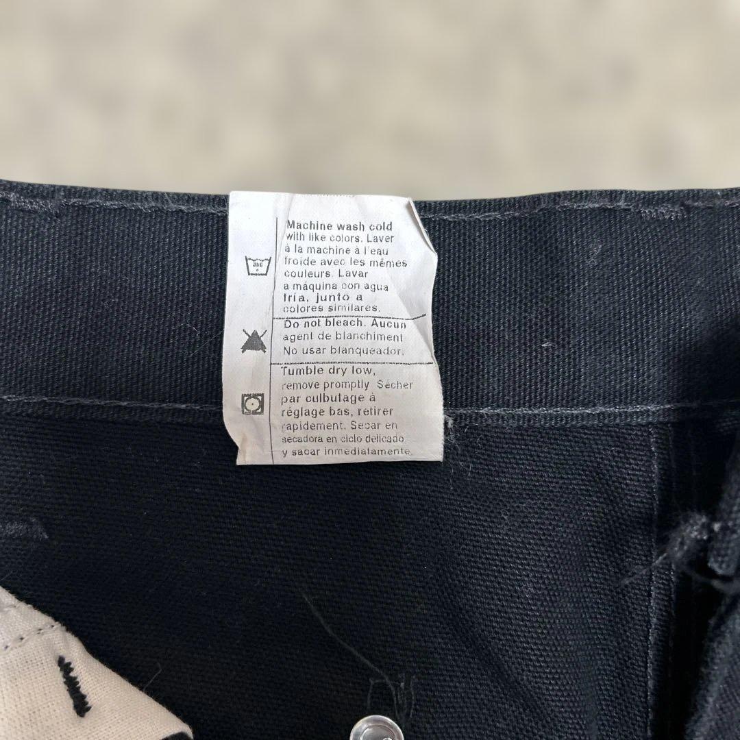 【Carhartt 】カーハートダブルニーワークパンツ　メキシコ製　ブラック