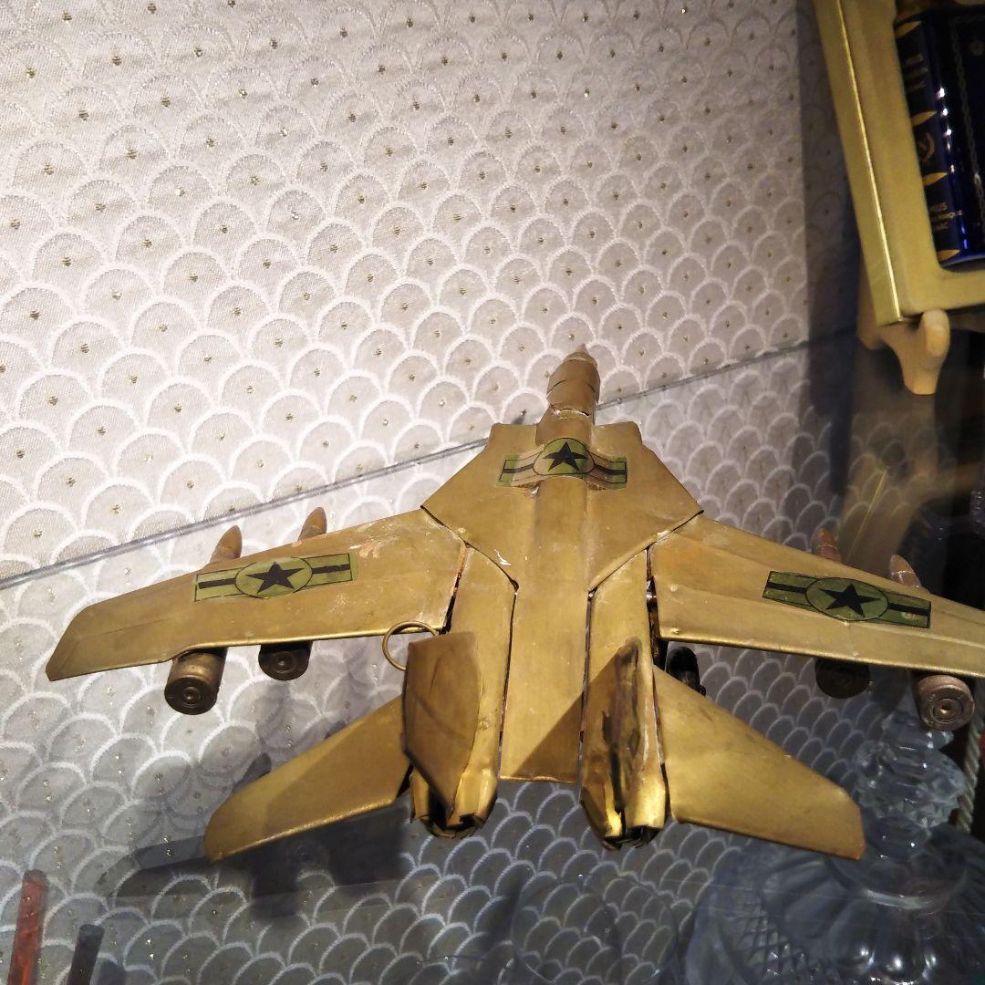 №戦争館　飛行機　アンティーク　真鍮製　骨董品　ヴィンテージ　珍品