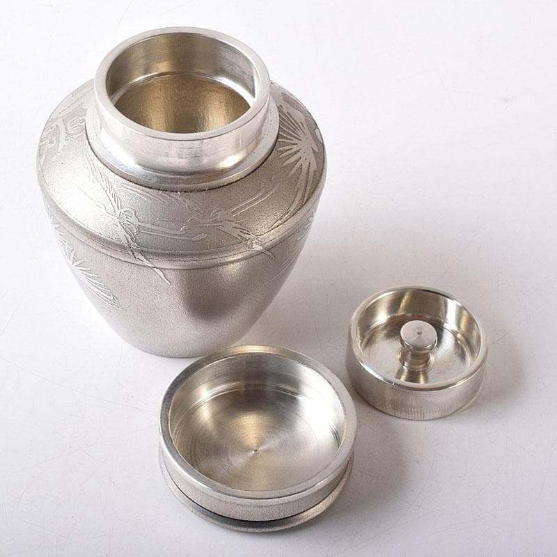 TM 　さつま岩切　正錫　松鶴文　茶壷　茶心壷　約350g　C　7729