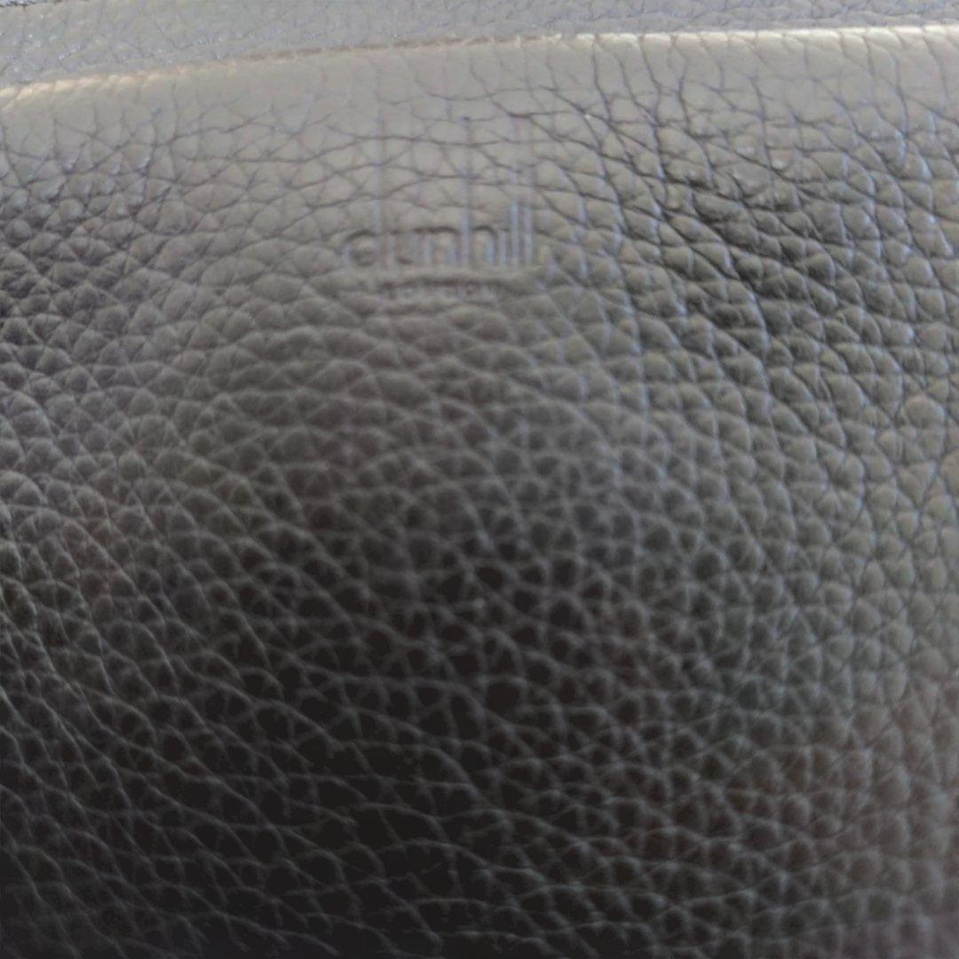 dunhill 黒 レザー ビジネスバッグ