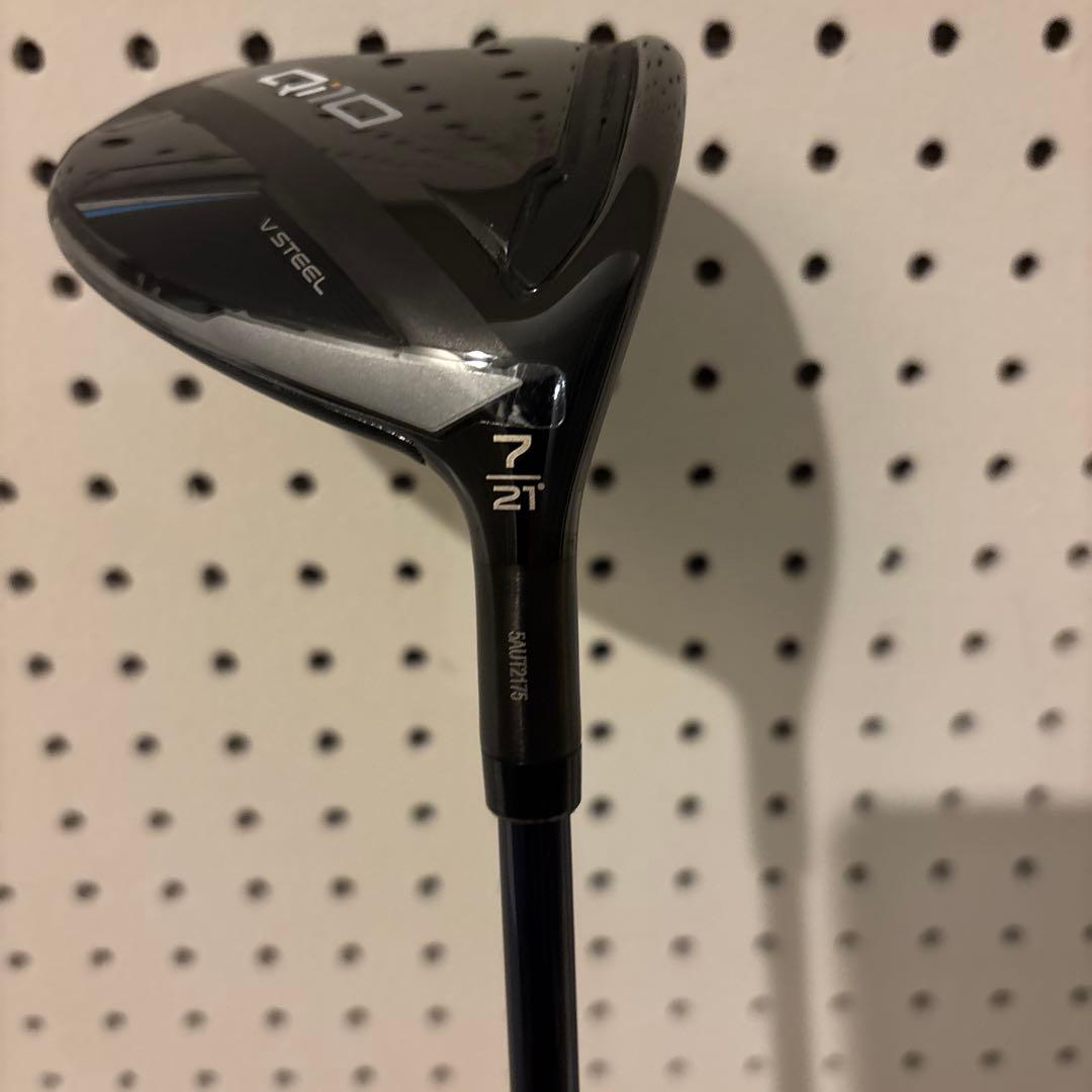 美品　テーラーメイド　Qi10 7W ディアマナ　TM50S ヘッドカバー付属