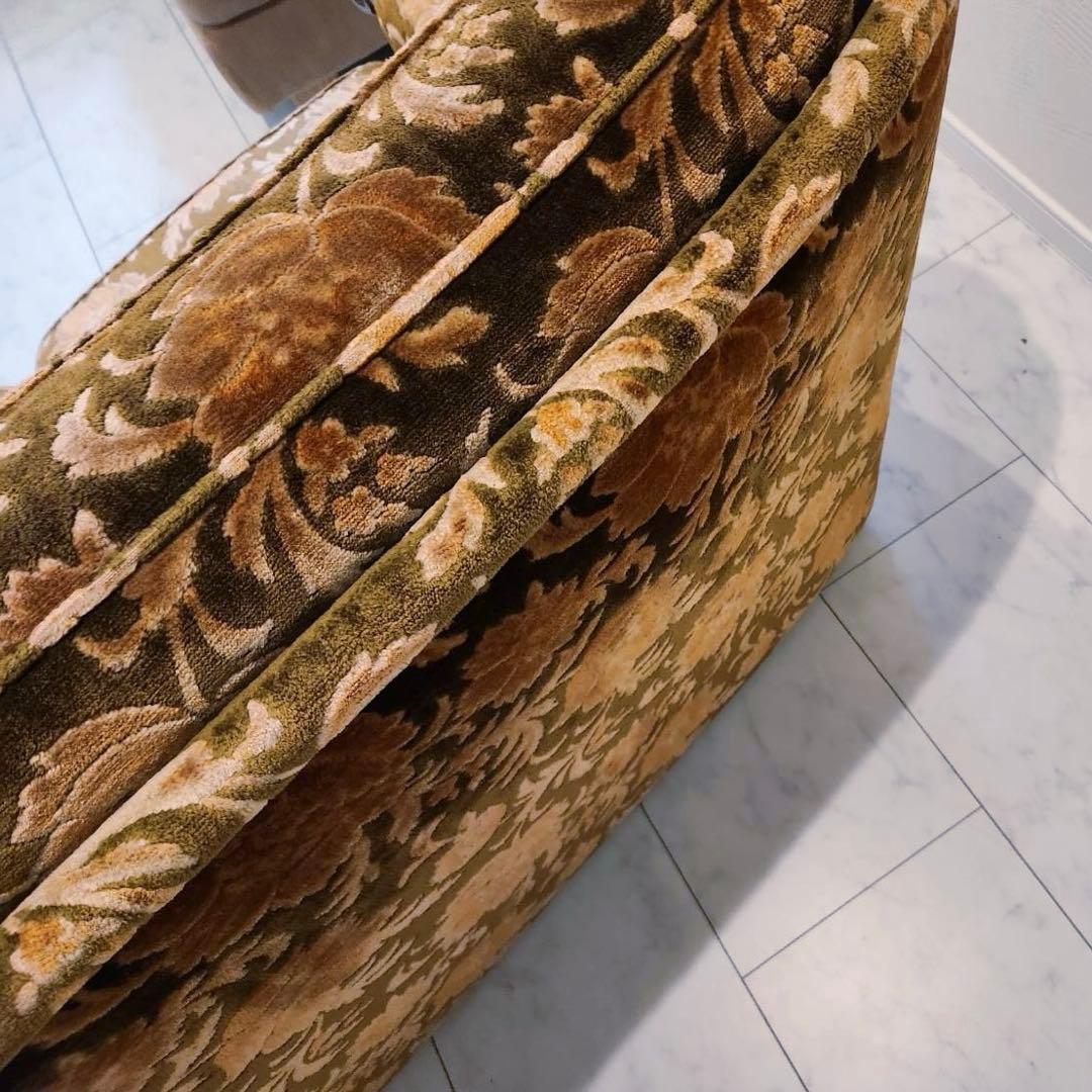 オールドカリモク　old karimoku 金華山　アンティーク3人掛けソファ