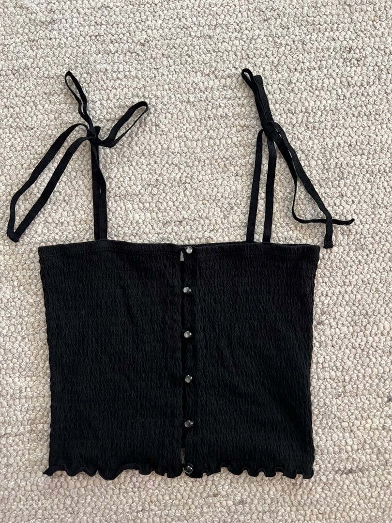 PHEENY / フィーニー　キャミソール BLACK