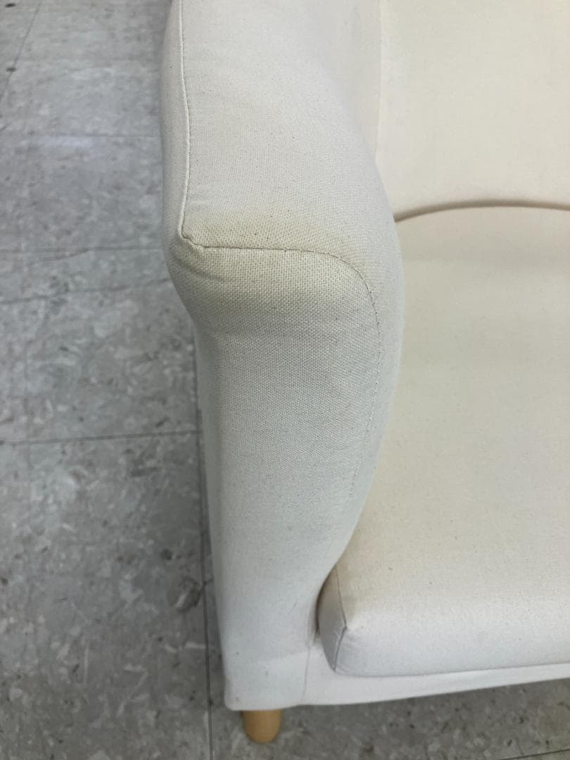 IKEA 1人掛けソファ SOLSTA OLARP ホワイト