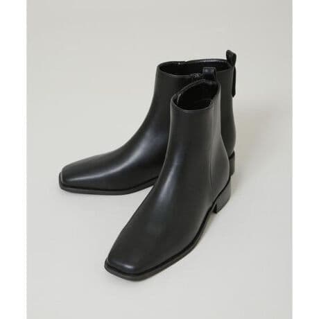 【最終値下げ】 NANO universe スクエアトゥフラットブーツ24cm