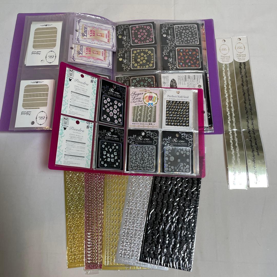 ネイルアート　ネイル用品　ジェルネイル　ネイルパーツ　シール　デコパーツ　セット