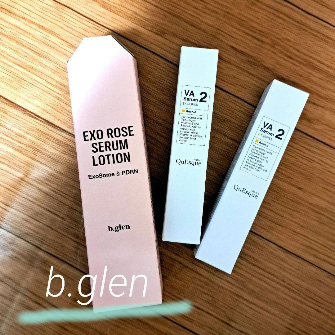 b.glen VA Serum2＆EXO ROSE SERUM LOTIONl