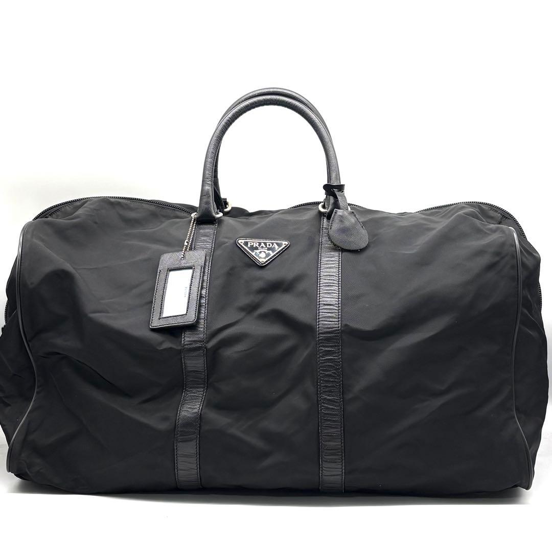 【rikku様】PRADA ボストンバッグ ハンド トラベルバッグ 黒