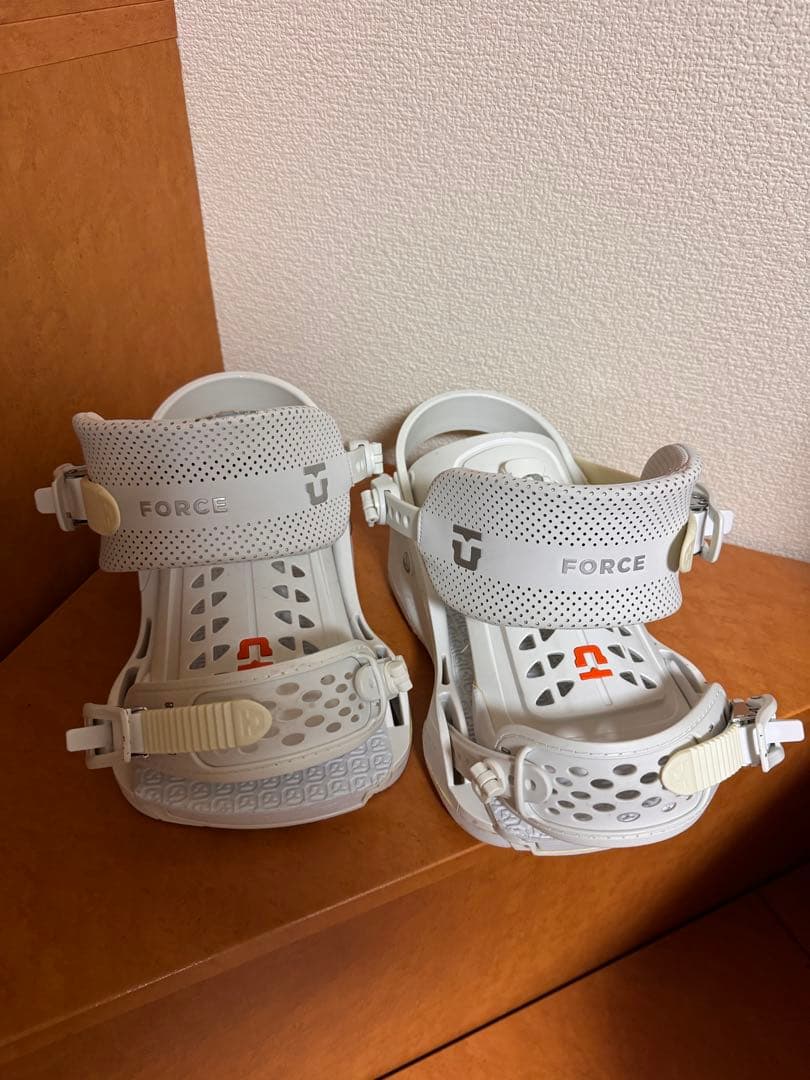 UNION FORCE ホワイト スノーボードビンディング