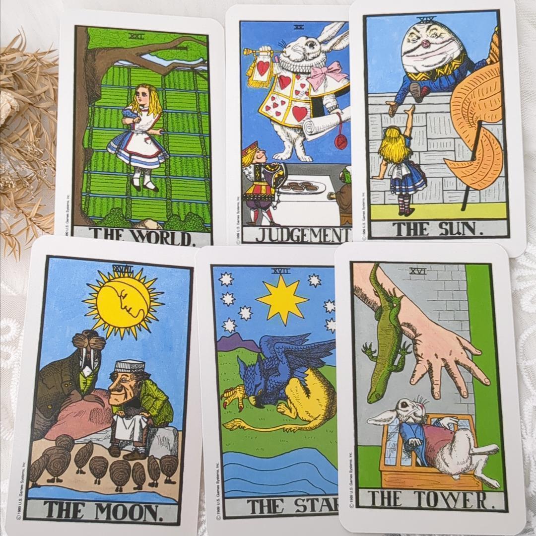 美品✨90年代レトロタロット✨絶版/廃盤品✨元祖！アリスのタロットカード