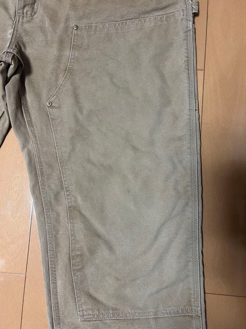usa製 Carhartt ダブルニー ペインターパンツ ブラウン w42