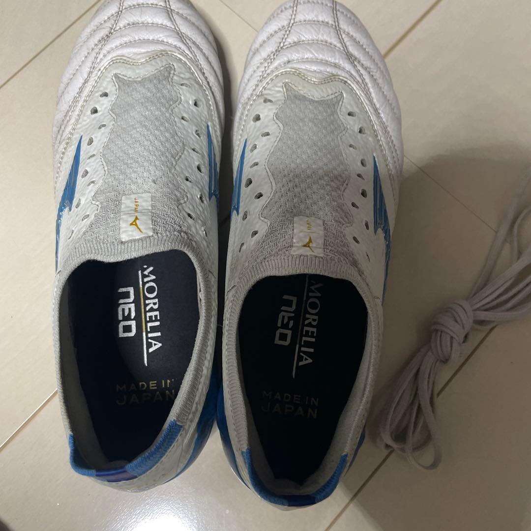 Mizuno Morelia Neo III ホワイト/ブルー