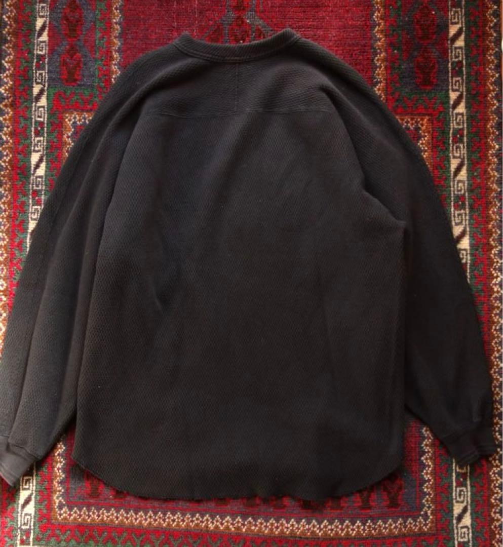 H beauty&youth ヘビーウェイト サーマルカットソー L ネイビー