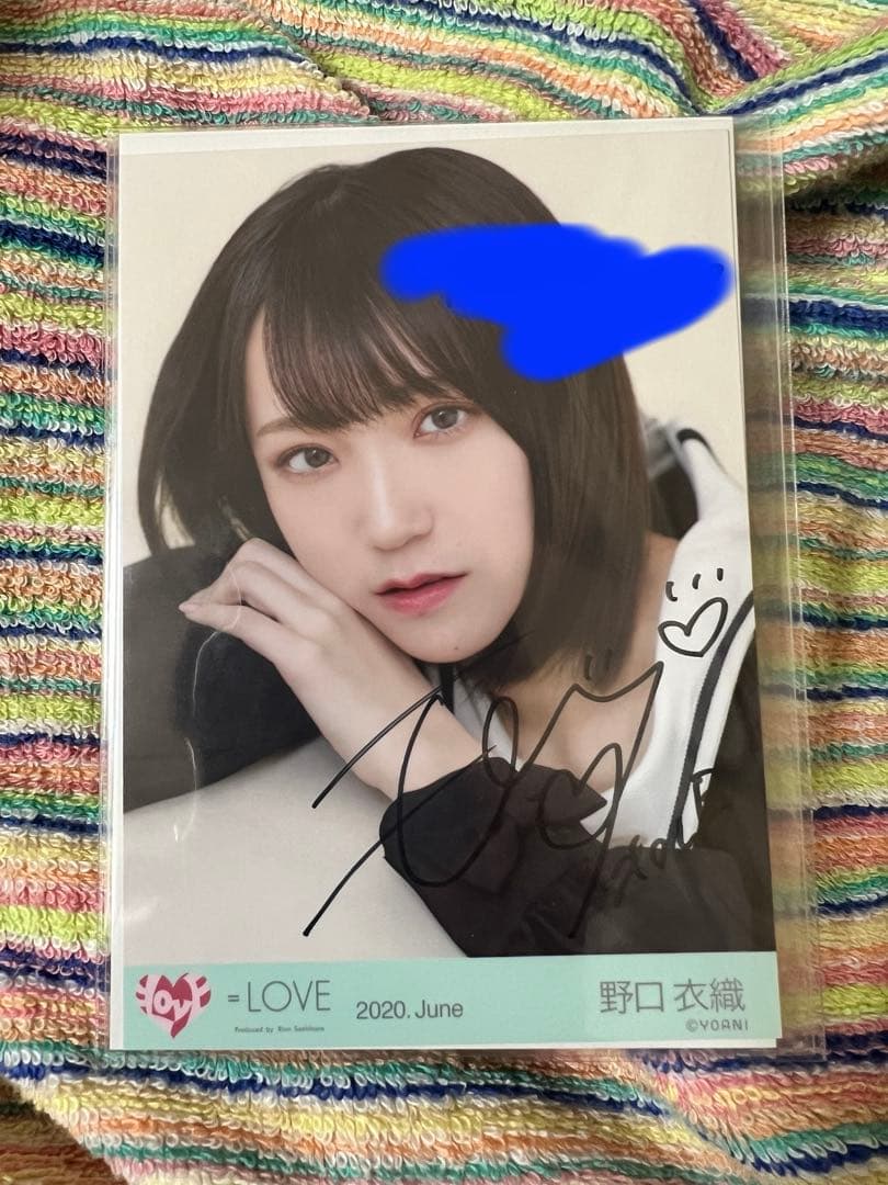 ちょちょ　野口衣織さん　直筆