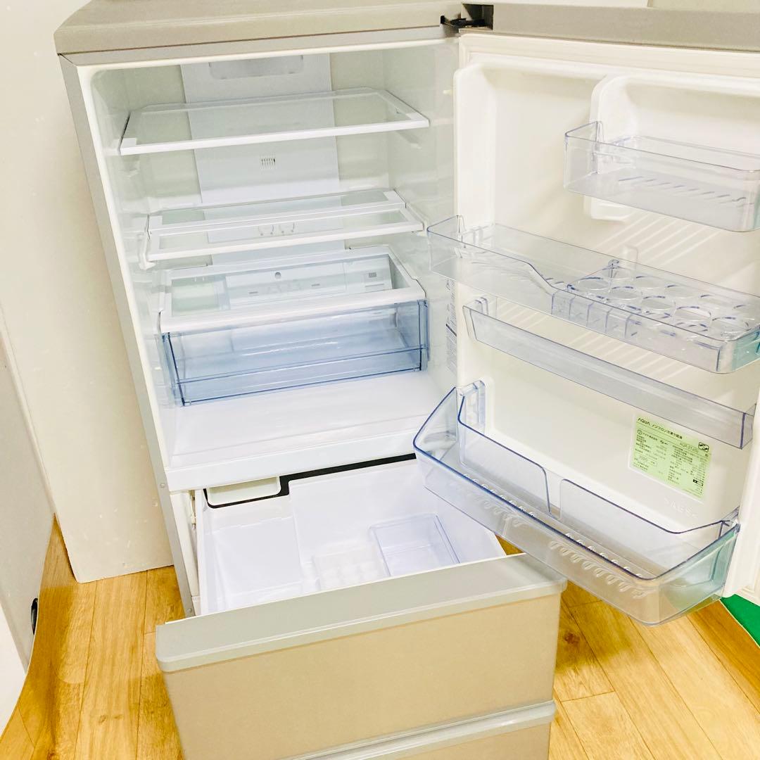 人気で丁度良い大きさAQUA270L冷蔵庫❗️ 大阪、大阪近郊配送と設置無料