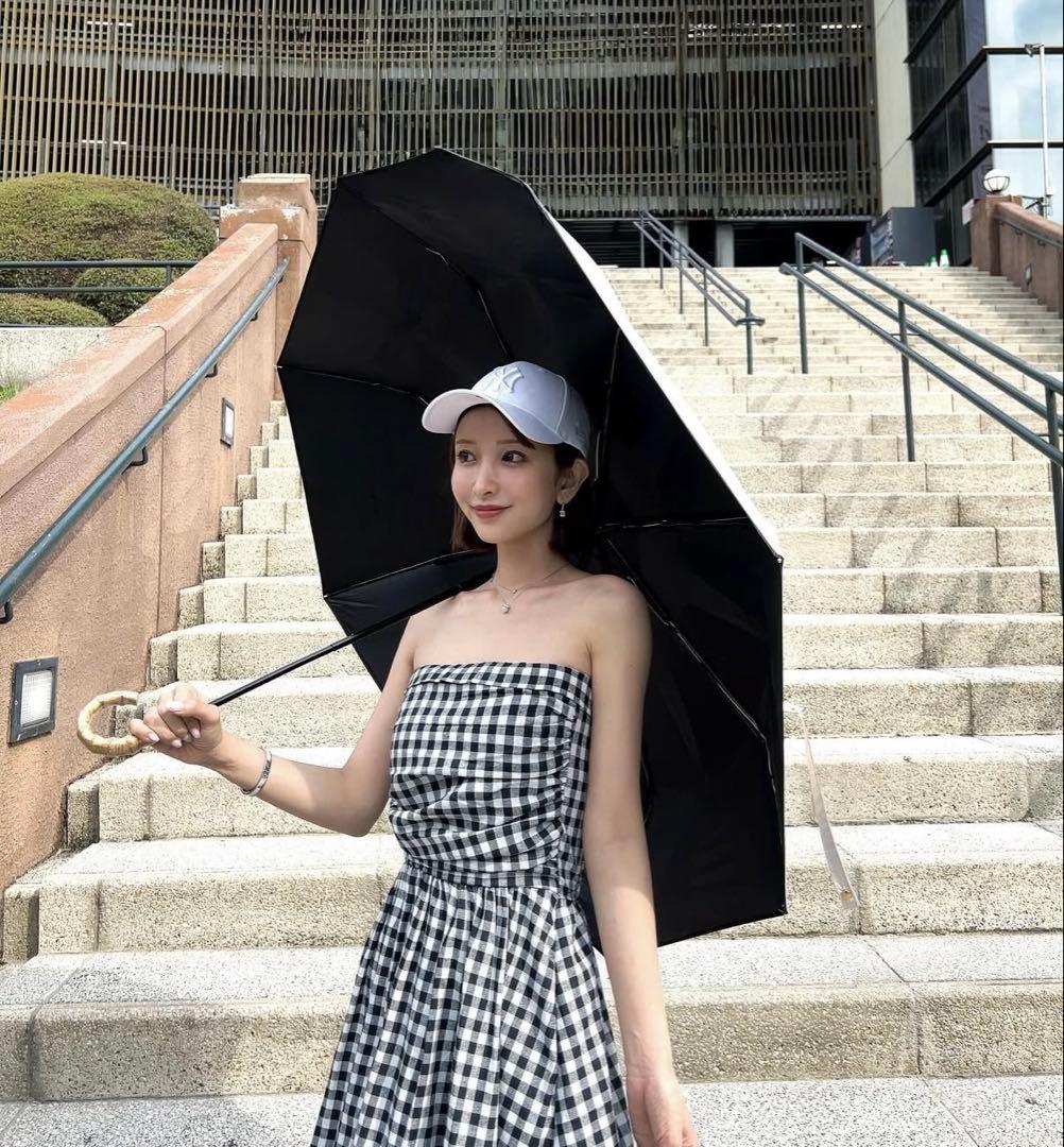 しいちゃん 100%遮光日傘 ベージュ