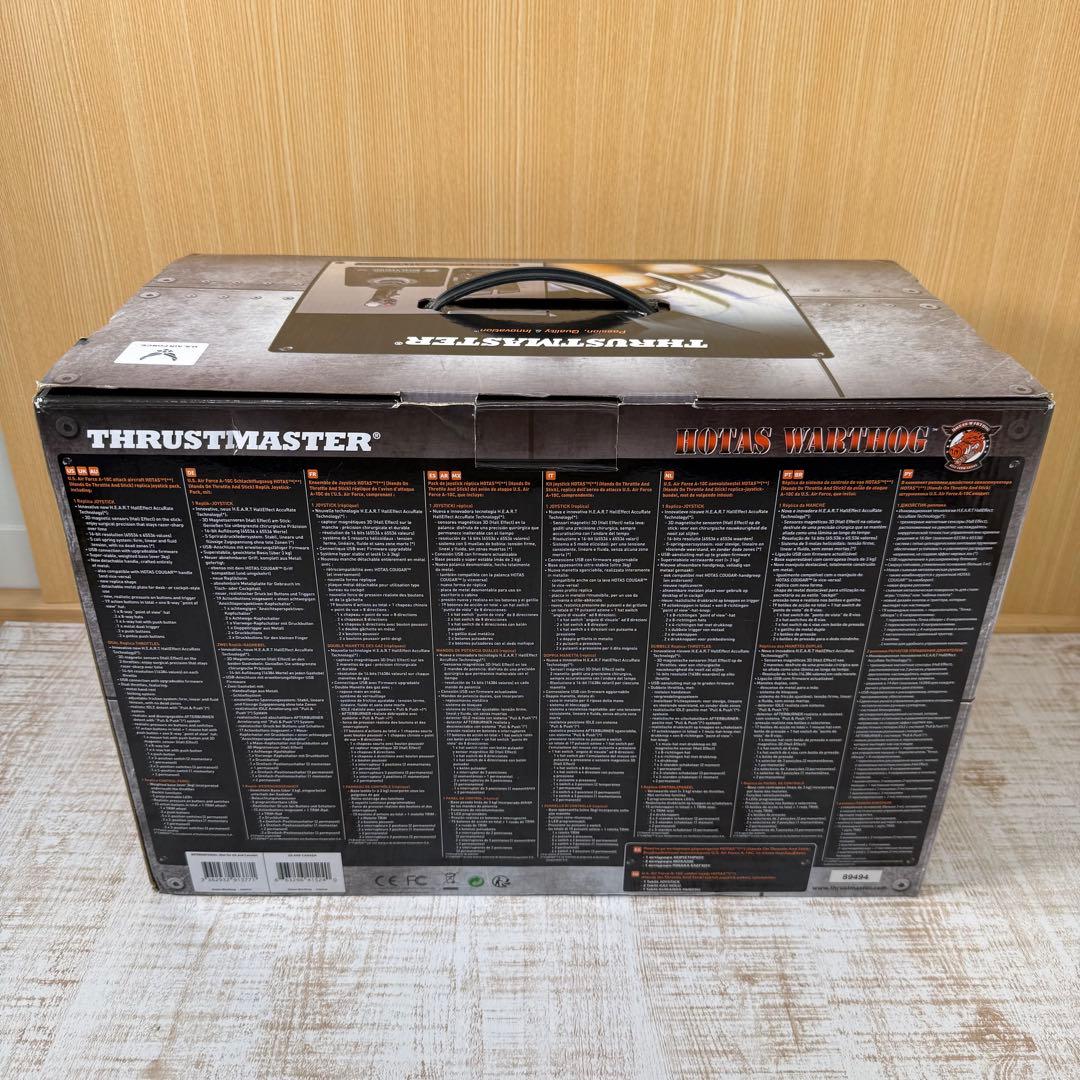 動作未確認　THRUSTMASTER HOTAS WARTHOG セット