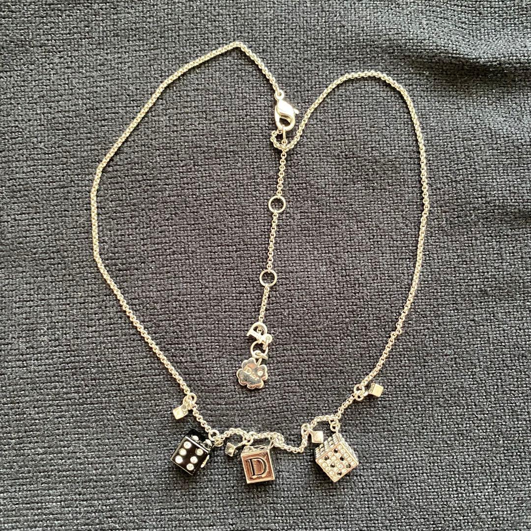 Christian Dior ディオール ダイスモチーフ ネックレス