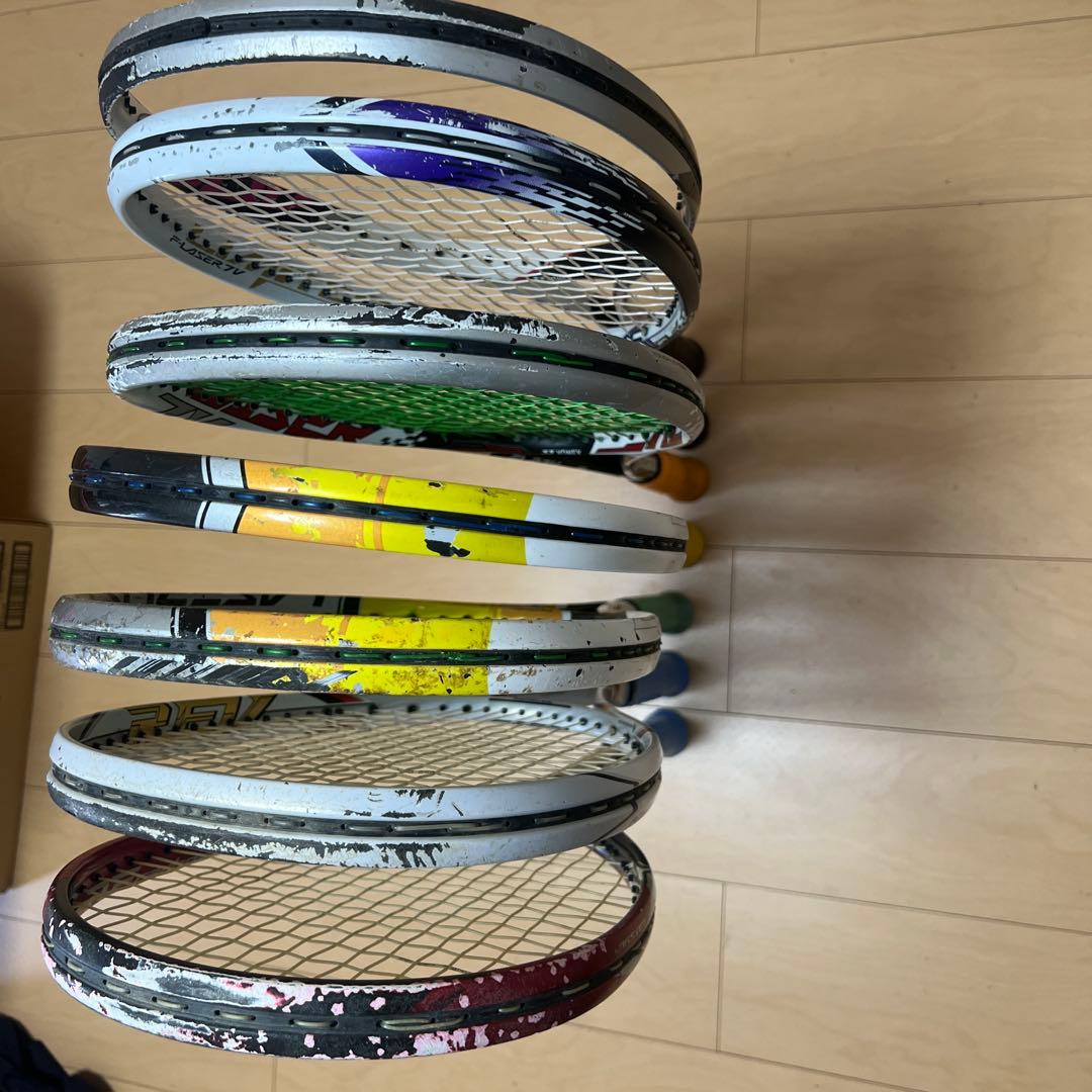 ソフトテニスラケット8本セット