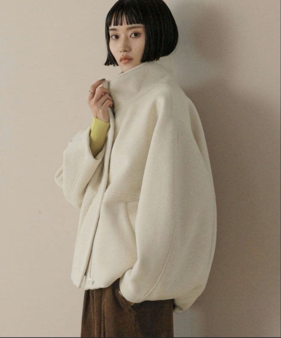 専用！LOWRYSFARM ウーリーテックスタンドブルゾン アイボリー