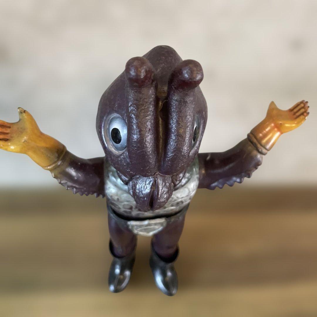 当時物　仮面ライダー怪人　アリキメデス　ソフビ