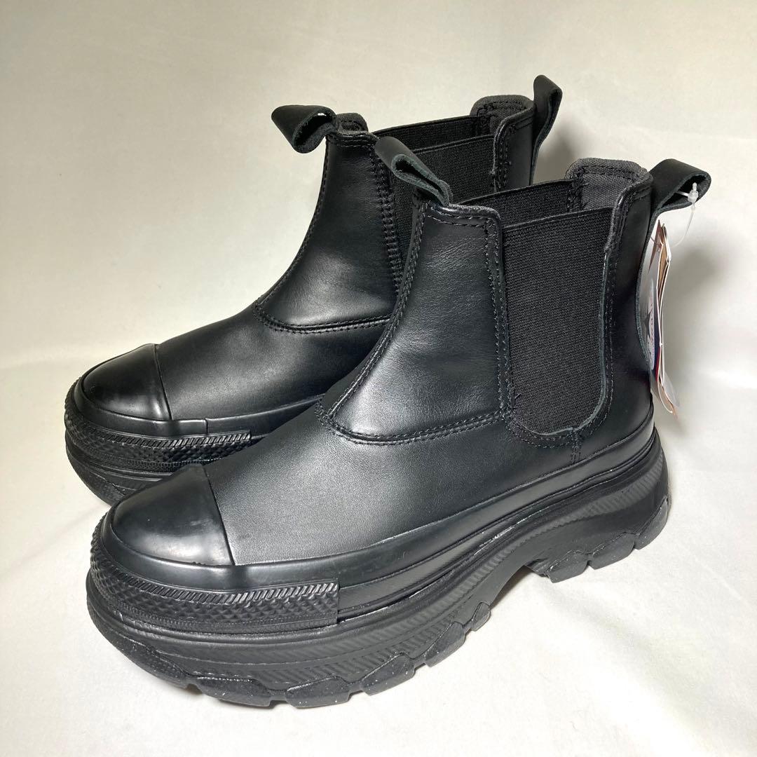 新品未使用 CONVERCE トレックウェーブ サイドゴアブーツ 厚底 24cm