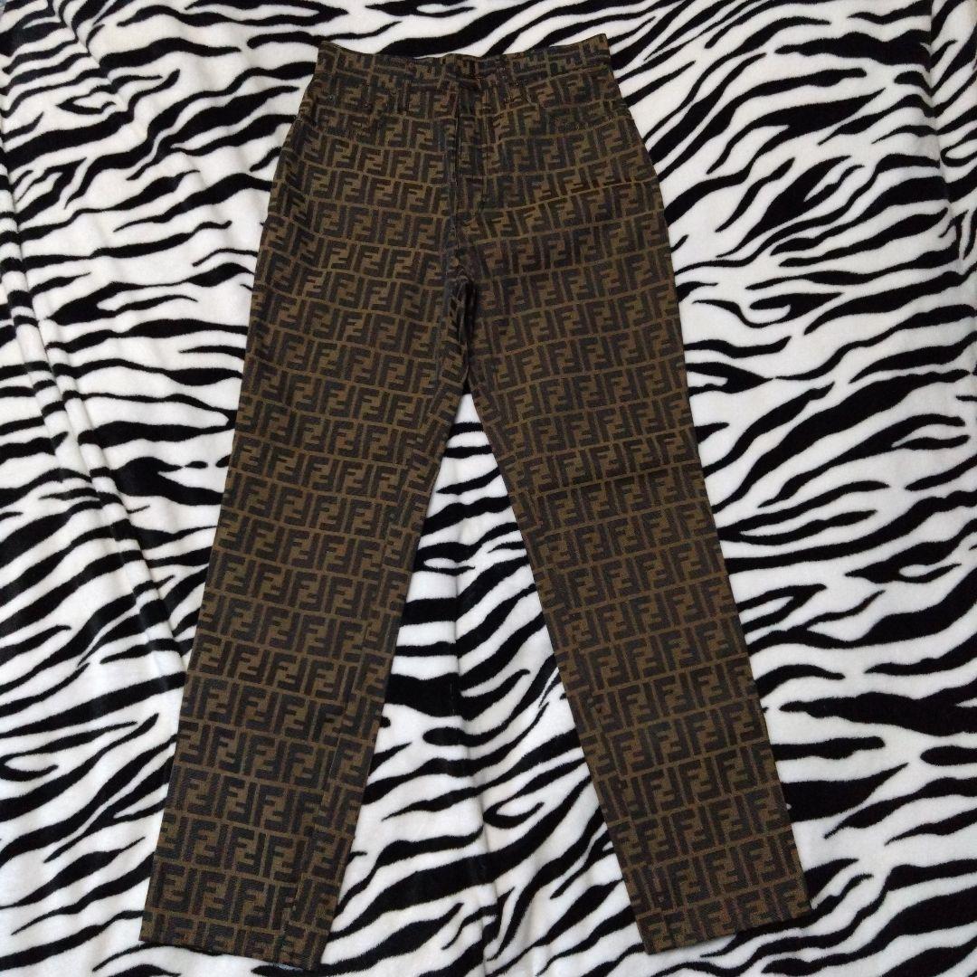 FENDI ズッカ柄パンツ　ユニセックス フェンディ　美品