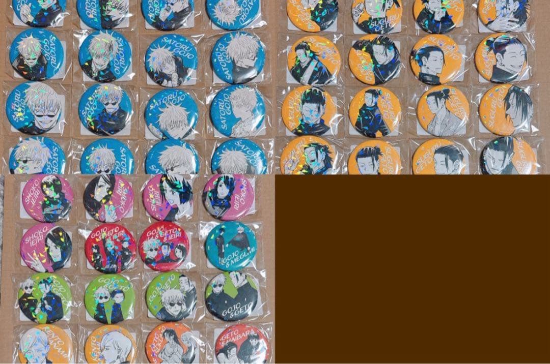 呪術廻戦 オールスター缶バッジ 五条 夏油 家入 七海 懐玉・玉折