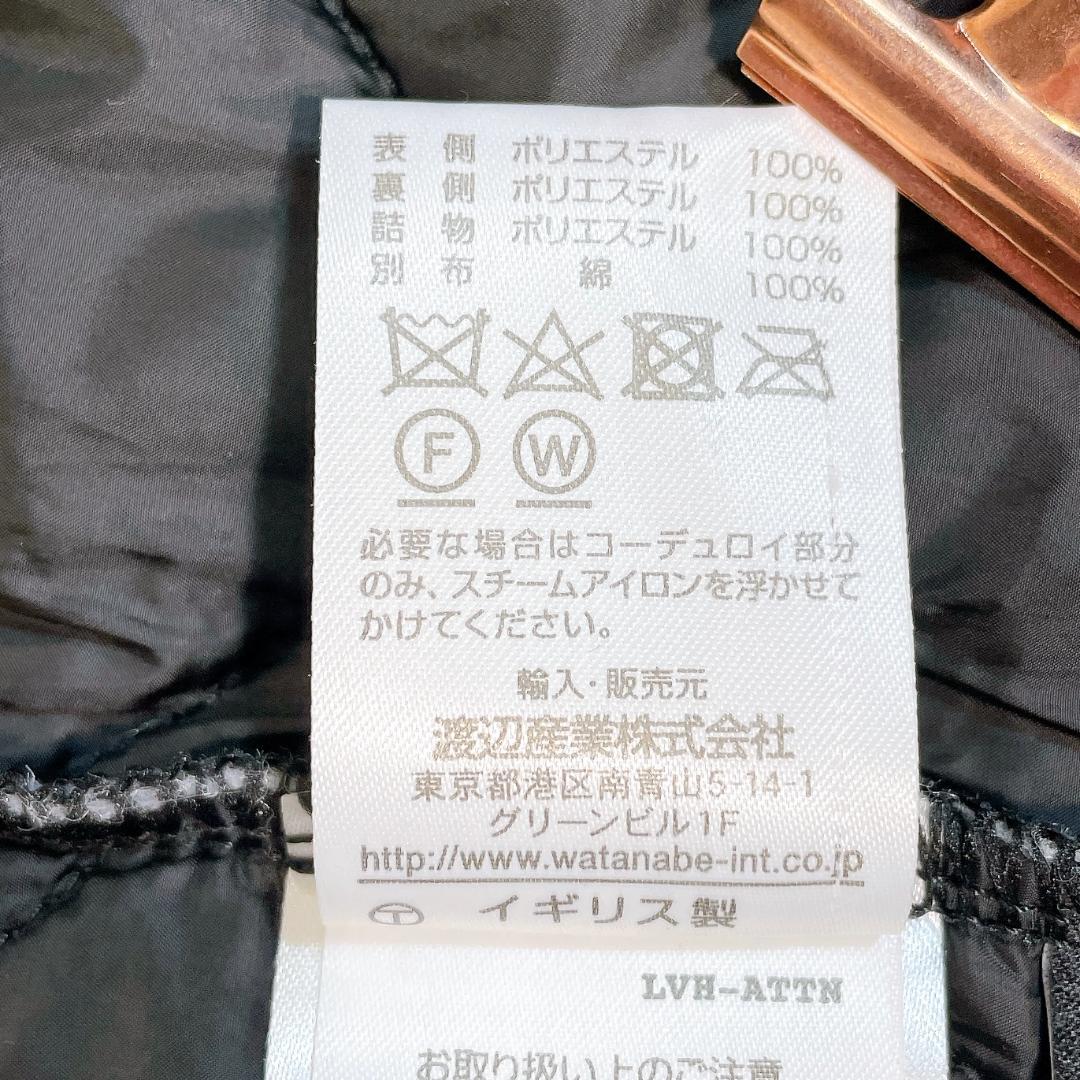 【美品】 ラベンハム キルティングベスト S 黒 36 イギリス製 希少モデル