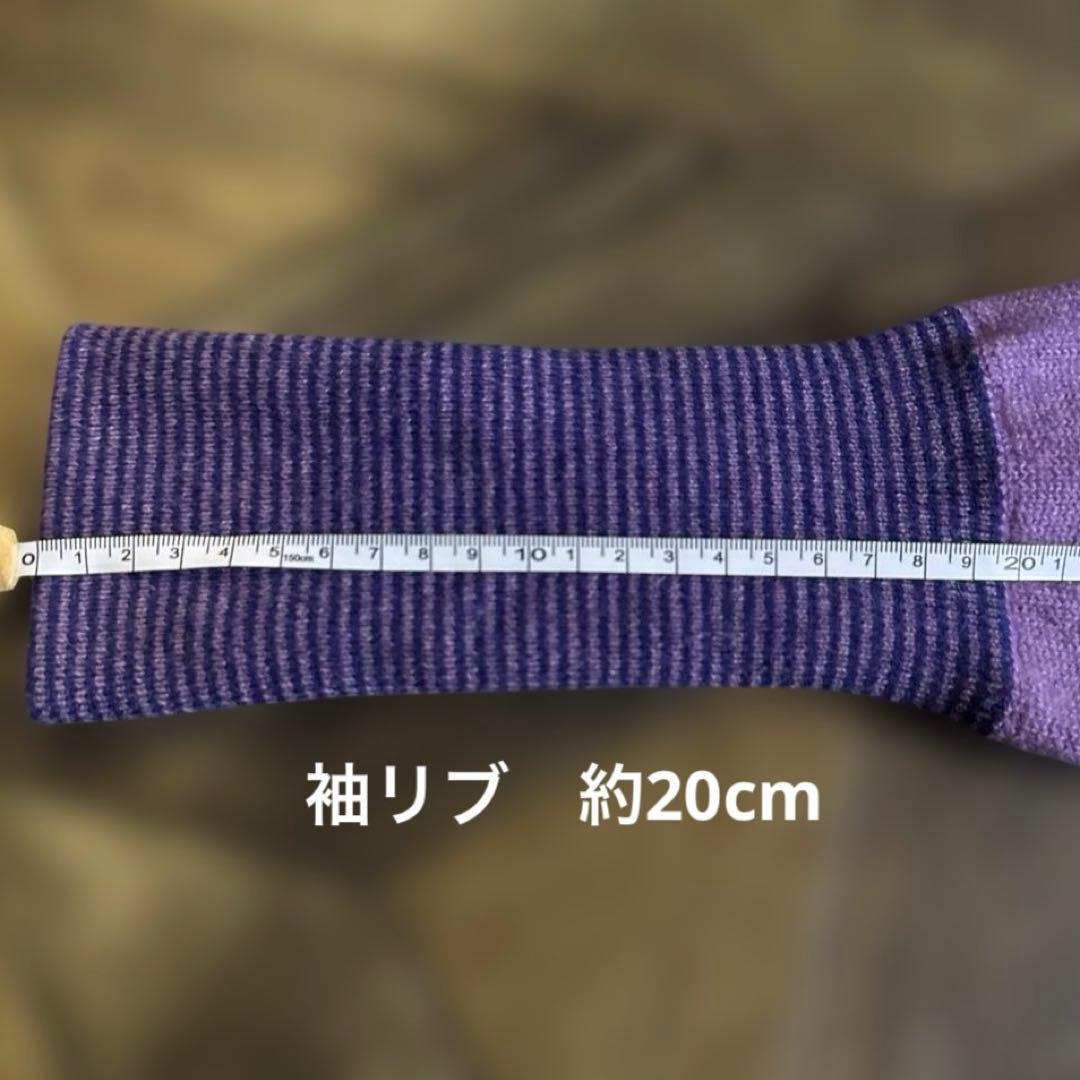 パタゴニア　カシミヤ　100% ニットパーカー　パープル　S