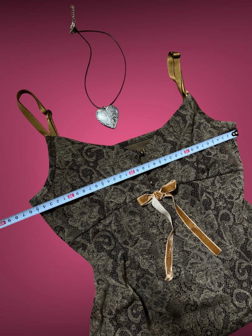 00sリボンレースゴシックキャミy2kフェアリーグランジバレエコア小悪魔ギャル