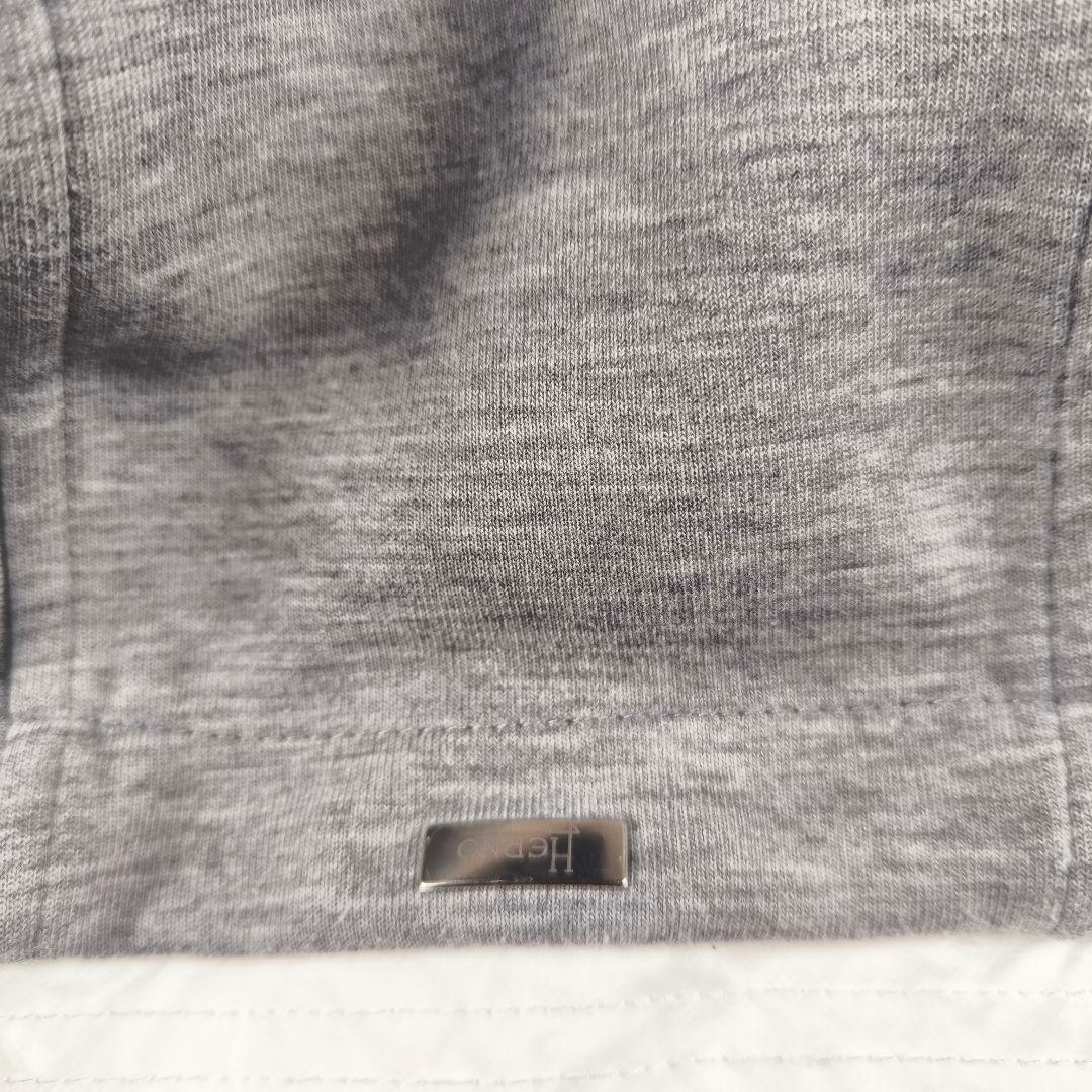 【みっちゃん様】HERNO ヘルノ ジップアップ 切り替え パーカー 48 L