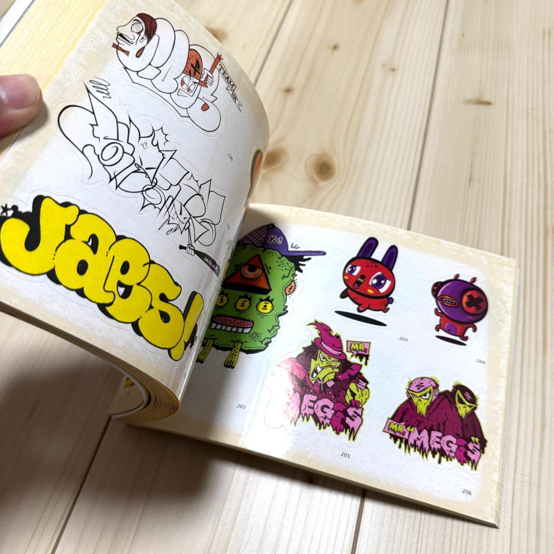 グラフィティタグ、タギング、ステッカー関連の洋書5冊セット+オマケ【激レア】