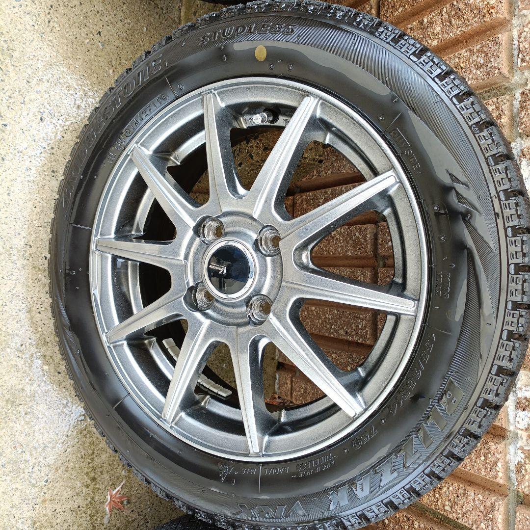 14インチスタッドレスタイヤ ブリジストン、ブリザック　　早いもの勝ち