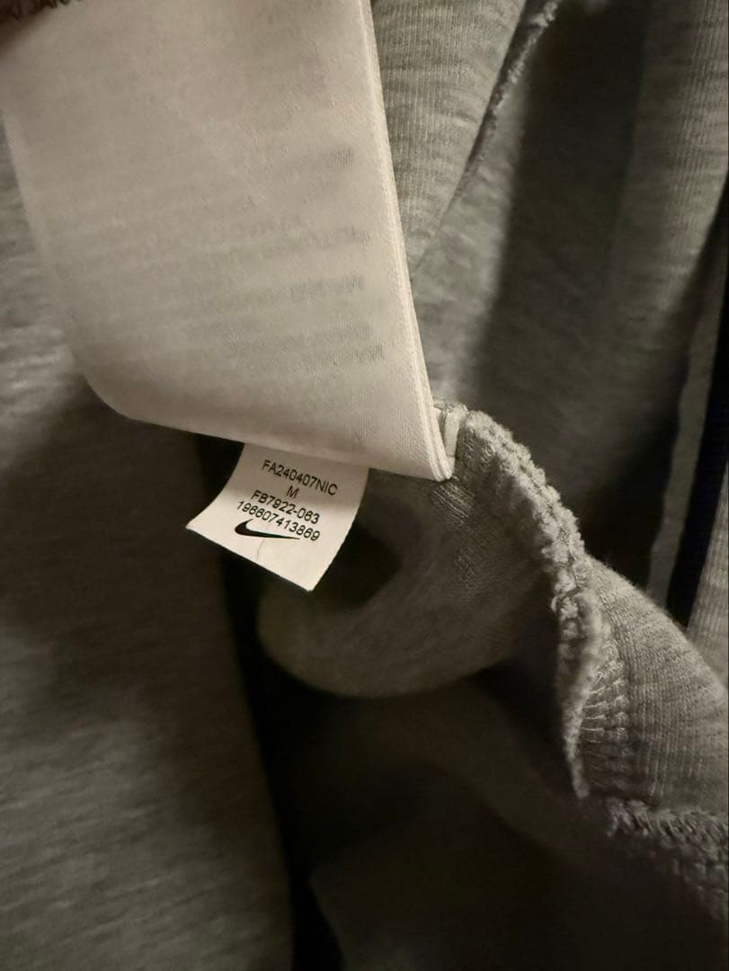 Nike テックフリースグレー セットアップ M