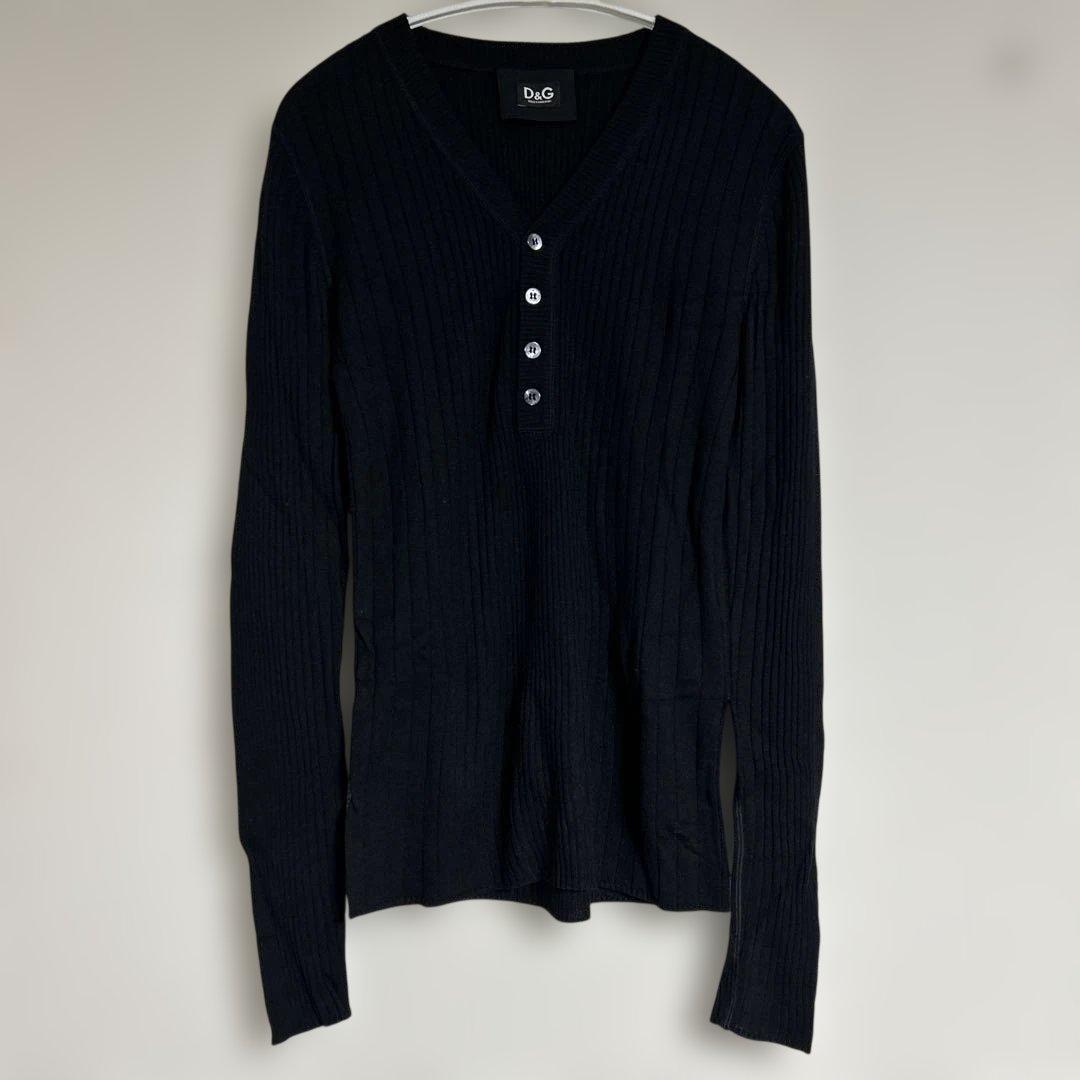 DOLCE&GABBANA ヘンリーネックニット