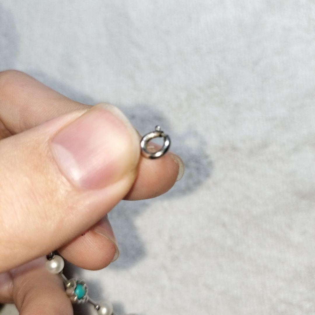 ミキモト　パールフラワーモチーフネックレス