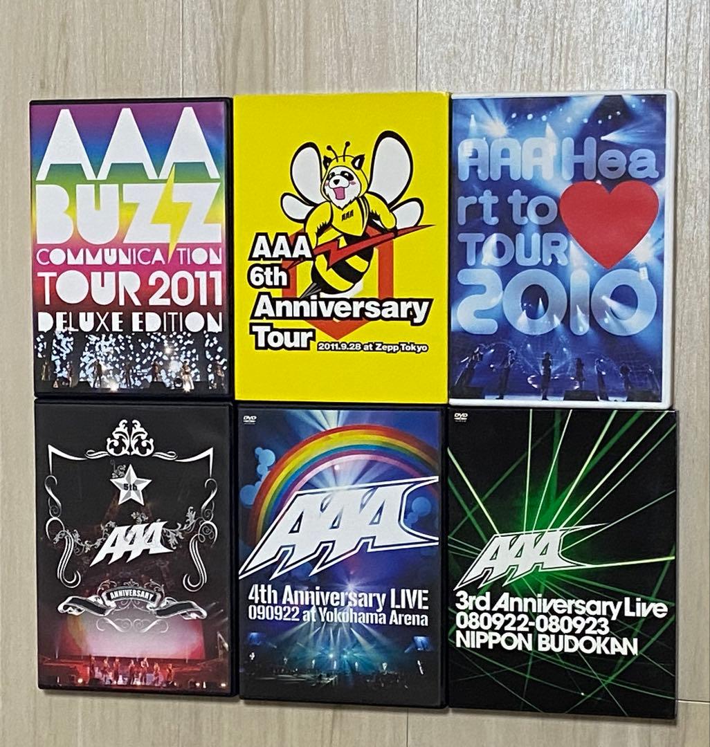 【まとめ売り】AAA DVD 6枚セット