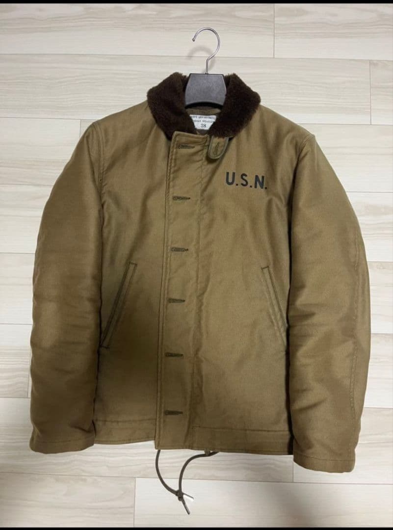美品　リアルマッコイズ　N-1 デッキジャケット 38