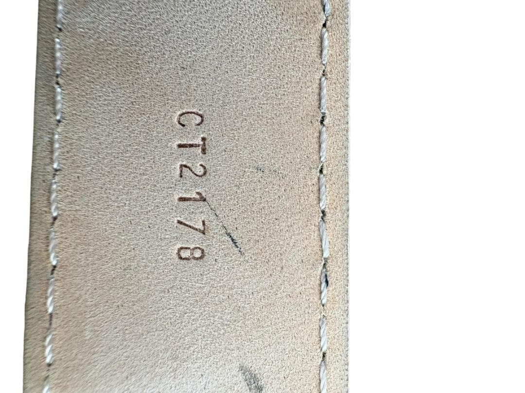 Y様用【正規品】ルイヴィトン ダミエ アズール ベルト 80/32 ゴールド金具