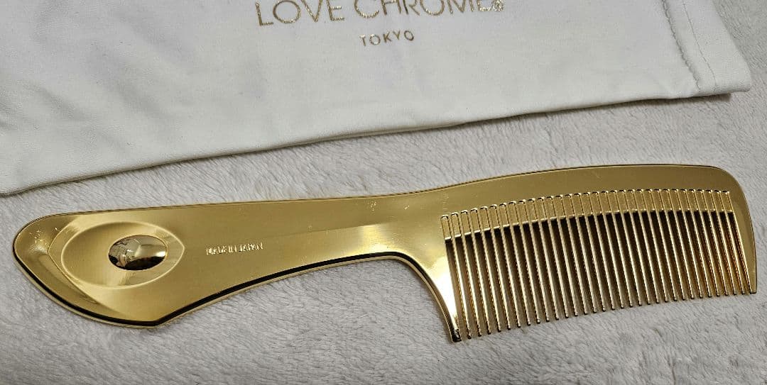 LOVE CHROME ゴールドコーム 専用袋付き