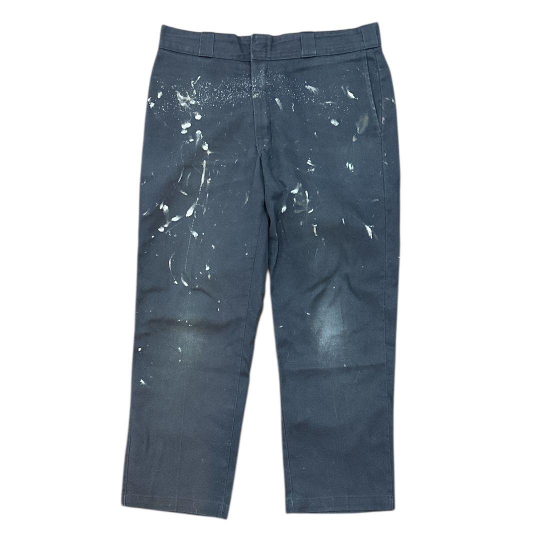 希少 Dickies 874 Navy Feed Paint Pants