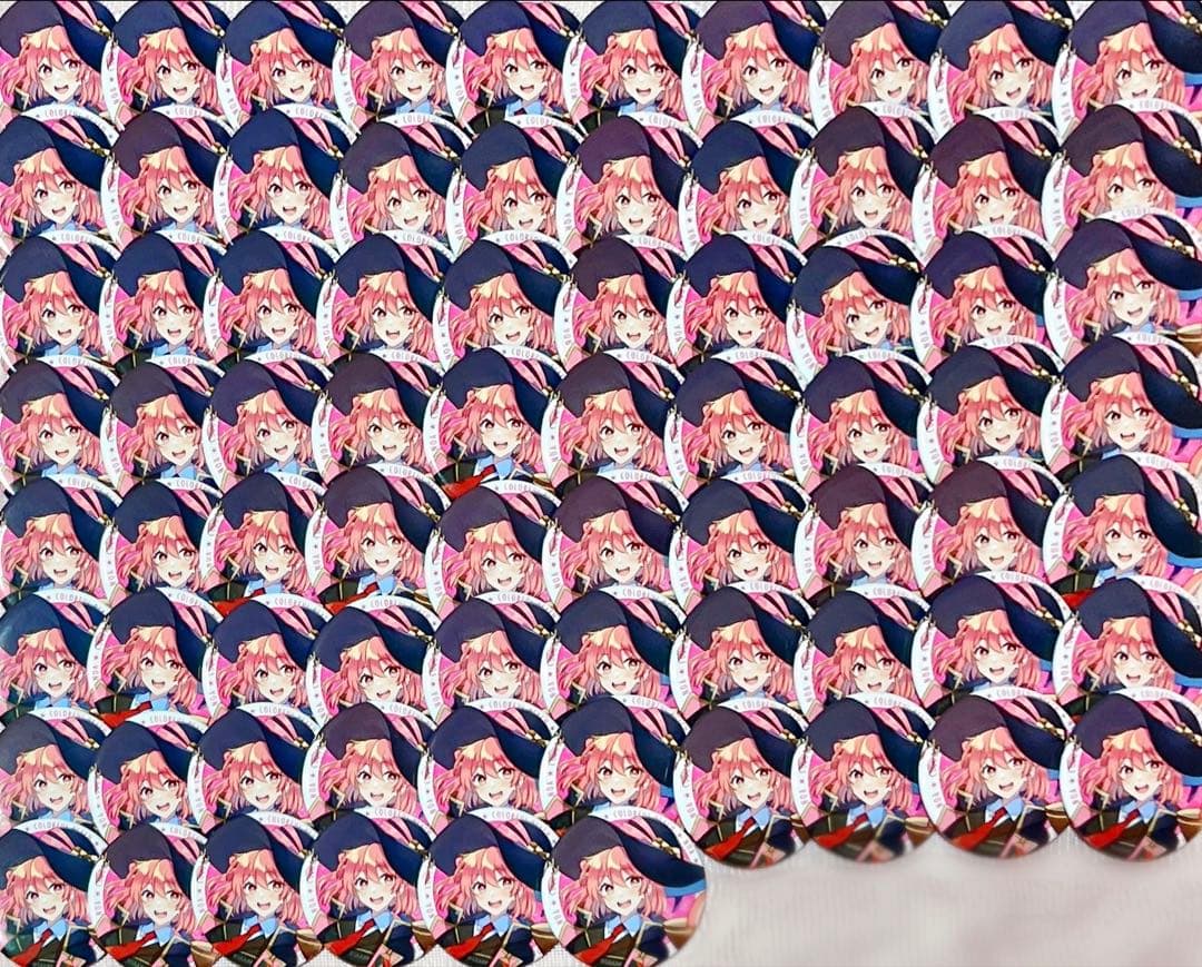 カラフルピーチのあ 魔法学園 缶バッジ 76個