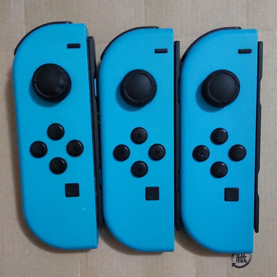 Nintendo Switch  (L) ネオンブルージョイコン３個セット