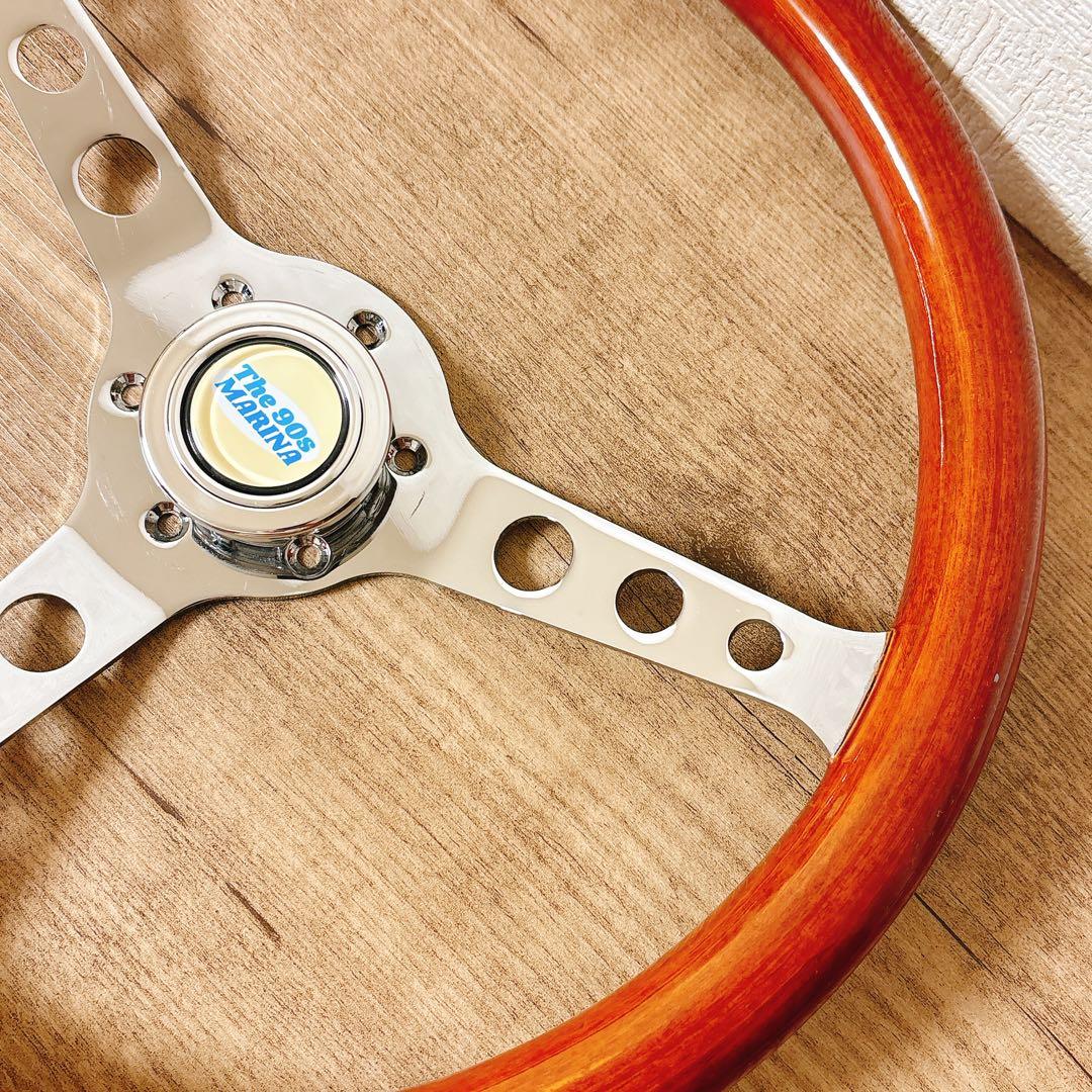 ウッドハンドル　ウッドステアリング　38cm ハンドル　ステアリング　お洒落