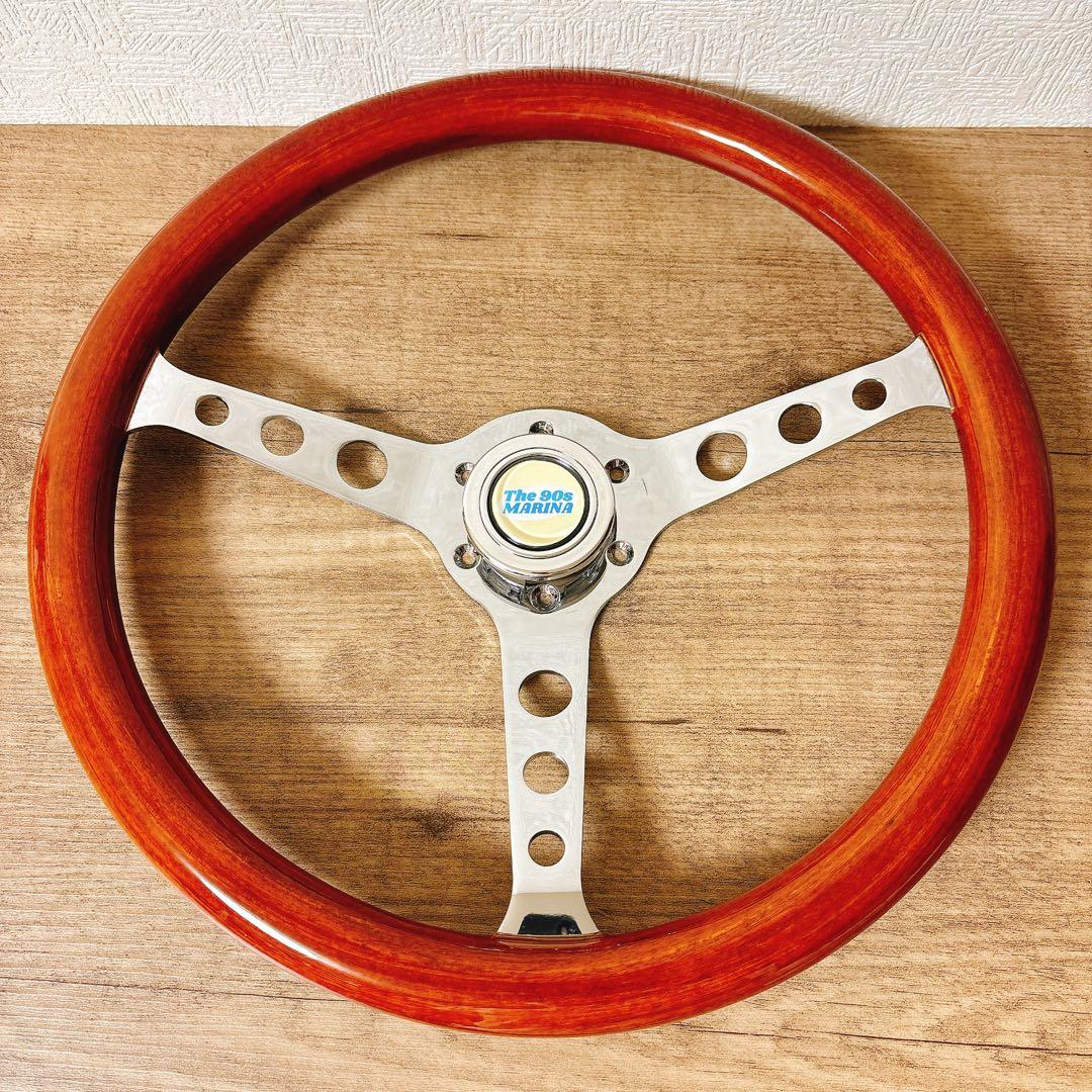 ウッドハンドル　ウッドステアリング　38cm ハンドル　ステアリング　お洒落